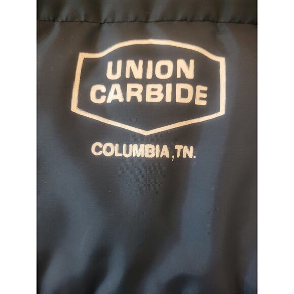 Vintage Union Carbine Pla-Jac Dunbrooke XL Navy Sleeveless Full Snap Puffer Vest - Picture 2 of 6